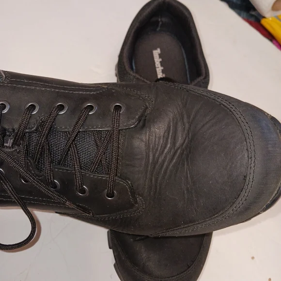 TIMBERLAND MEN'S KEELE RIDGE WATERPROOF LOW HIKER BLACK sz 12 - Picture 7 of 8